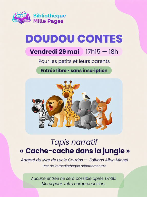 Couverture de Doudou Conte "tapis narratif"